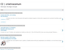 Tablet Screenshot of criativocomum.com.br